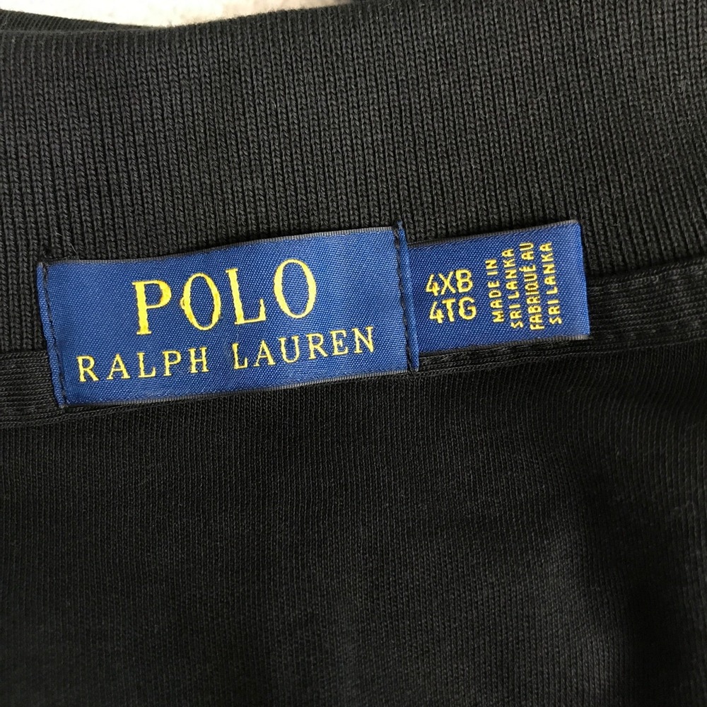 Polo Ralph Lauren Polo Shirt Mens 4XB Black Classic Red Pony Pique Short Sleeve - Picture 9 of 13